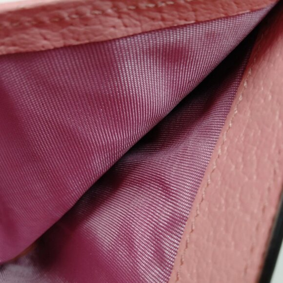 Authentic Gucci Wallet Pink Leather mn422-011226 - Picture 7 of 9